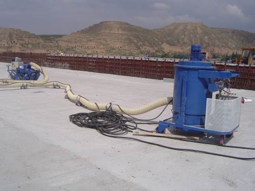 移动式钢桥面除锈防水抛丸机